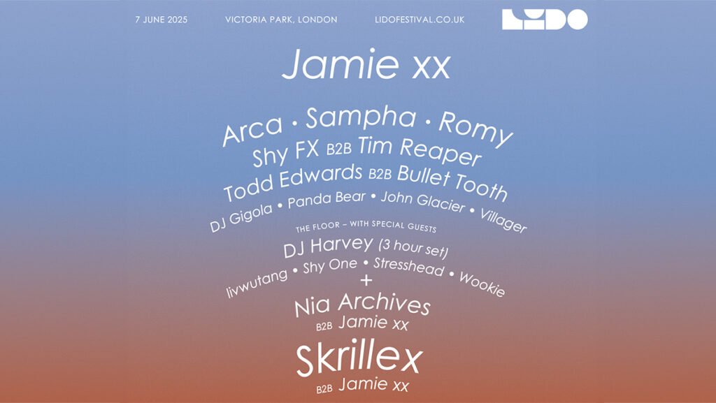 Jamie XX At LIDO presents Skrillex