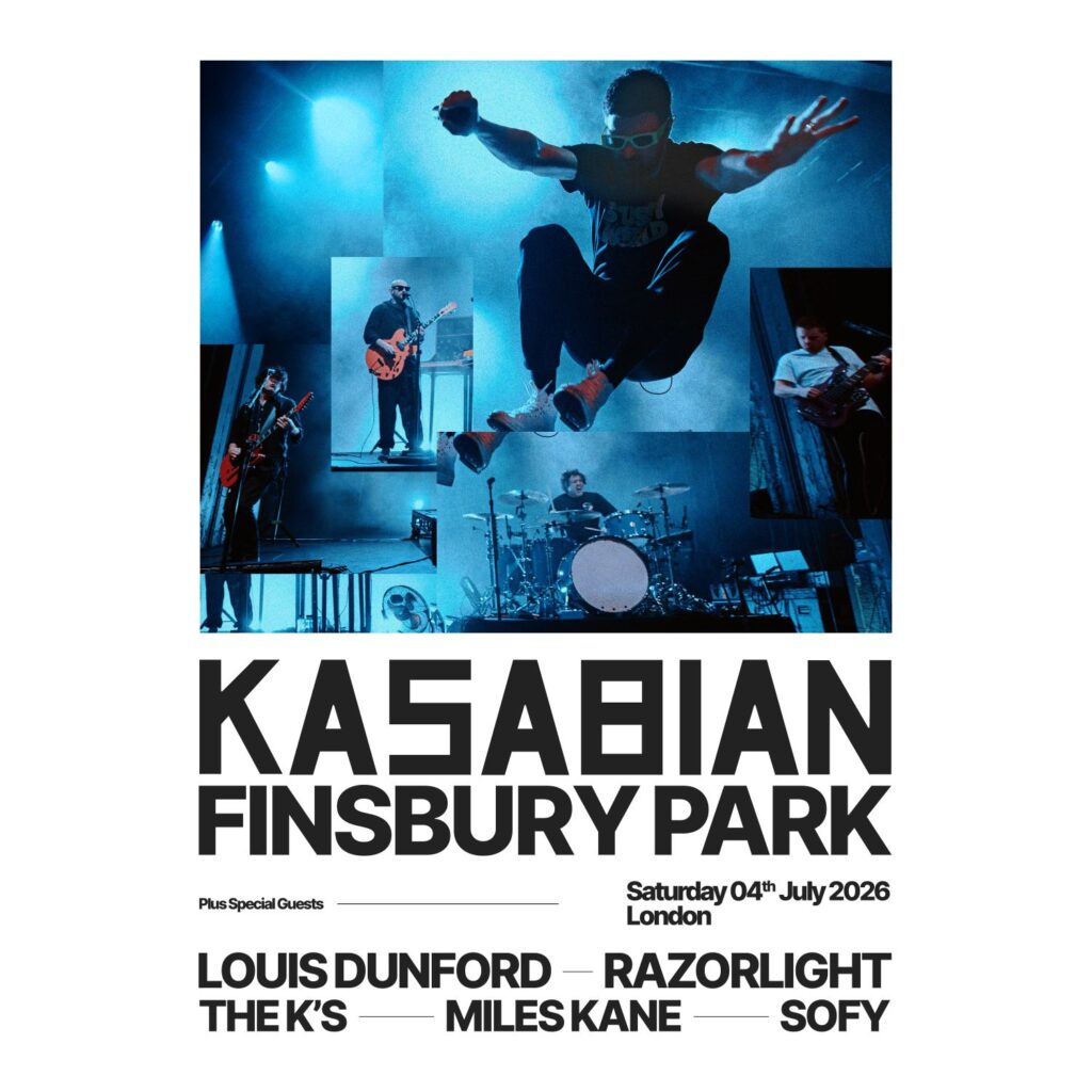 Kasabian at Finsbury-Park July 2026